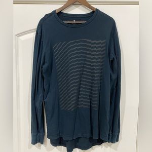 American Eagle men’s seriously soft long sleeve graphic t-shirt.